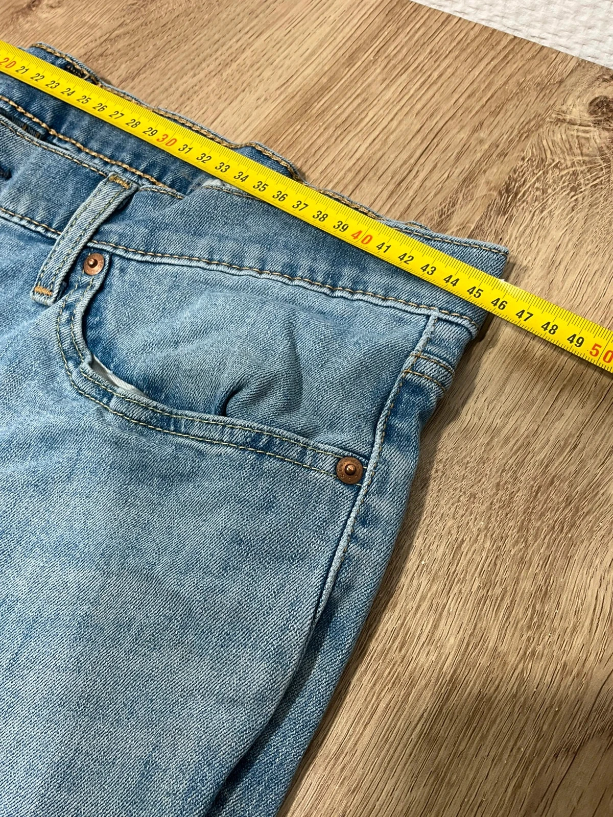 Jean Levi's 541 Athletic Taper W36 L30 Vintage Bleu Clair Délavé  Lvh 193 – photo 12